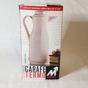 Metro Insulated Vacuum Carafe New In‎ Box